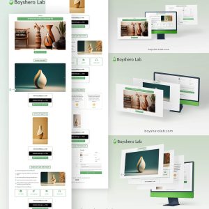 Home decor landing page boyshero lab