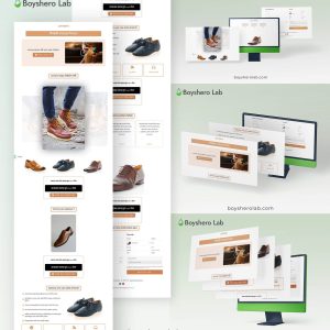 Leather landing page boyshero
